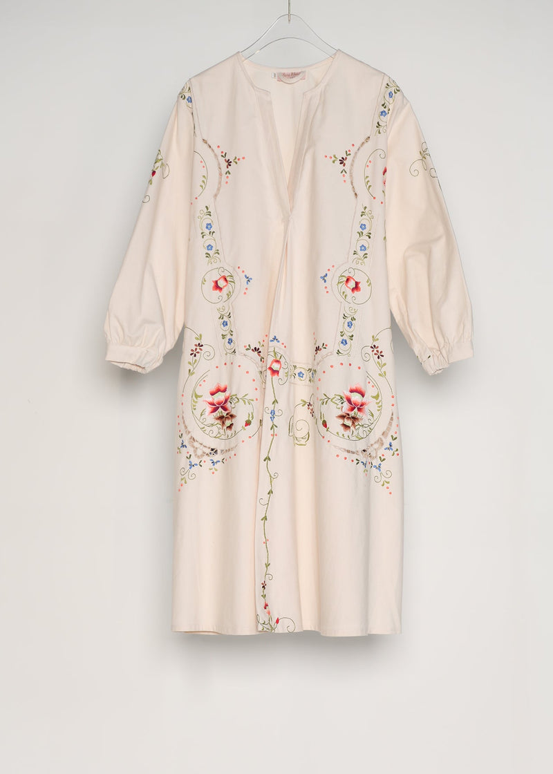 AMARYLLIS KAFTAN | Cream Vintage Linen | ONE OF A KIND