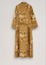 FLEUR ROBE  |  80's Ochre Chintz  |  ONE OF A KIND