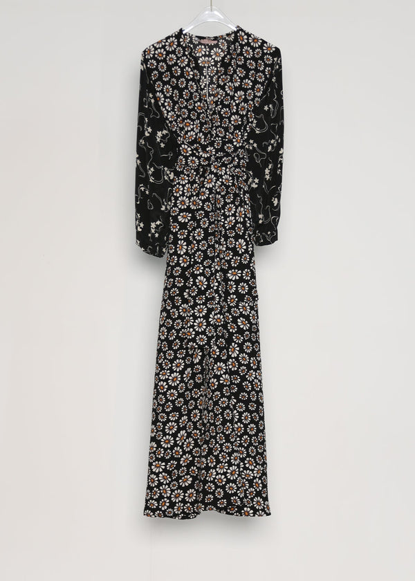 AMARYLLIS KAFTAN  |  80's Daisy Crepe  |  ONE OF A KIND MIDI