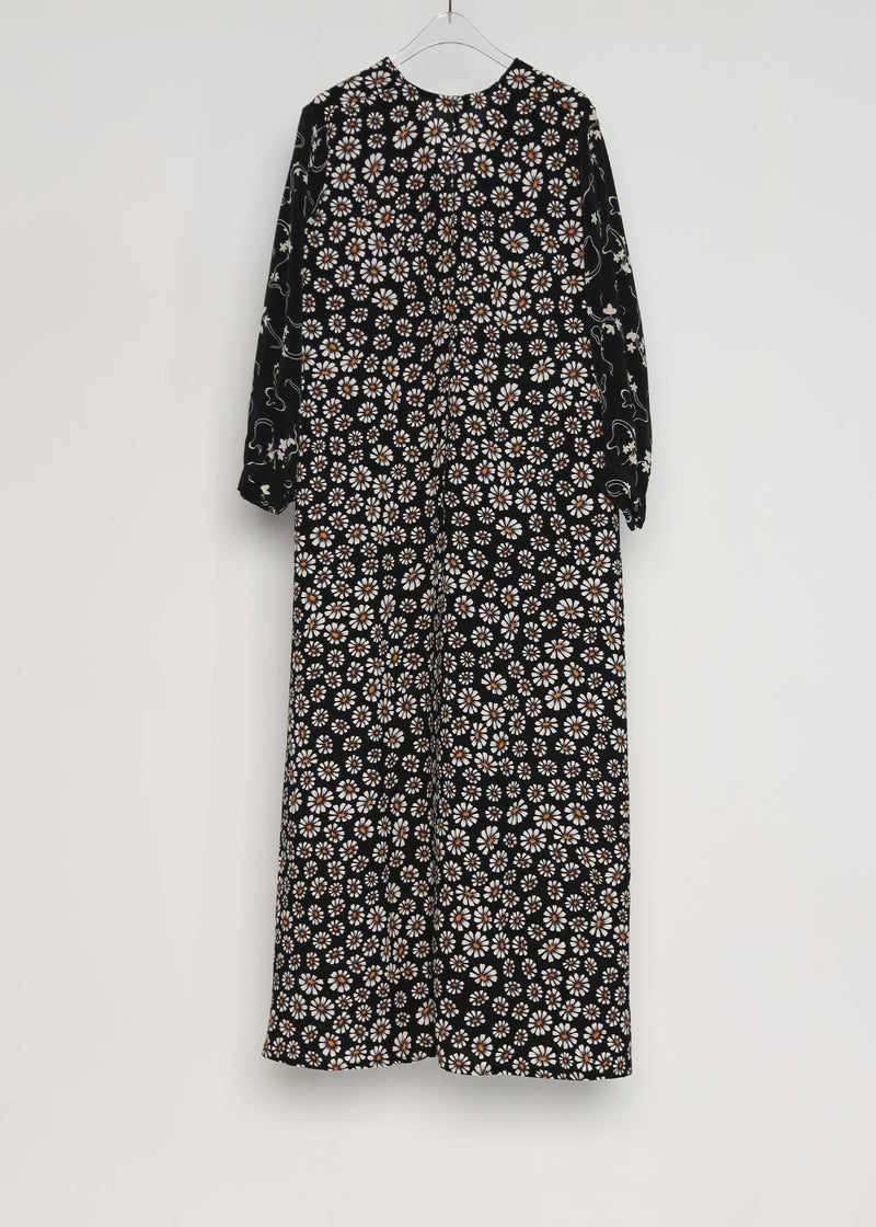 AMARYLLIS KAFTAN  |  80's Daisy Crepe  |  ONE OF A KIND MIDI