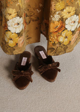 FLEUR ROBE  |  80's Ochre Chintz  |  ONE OF A KIND