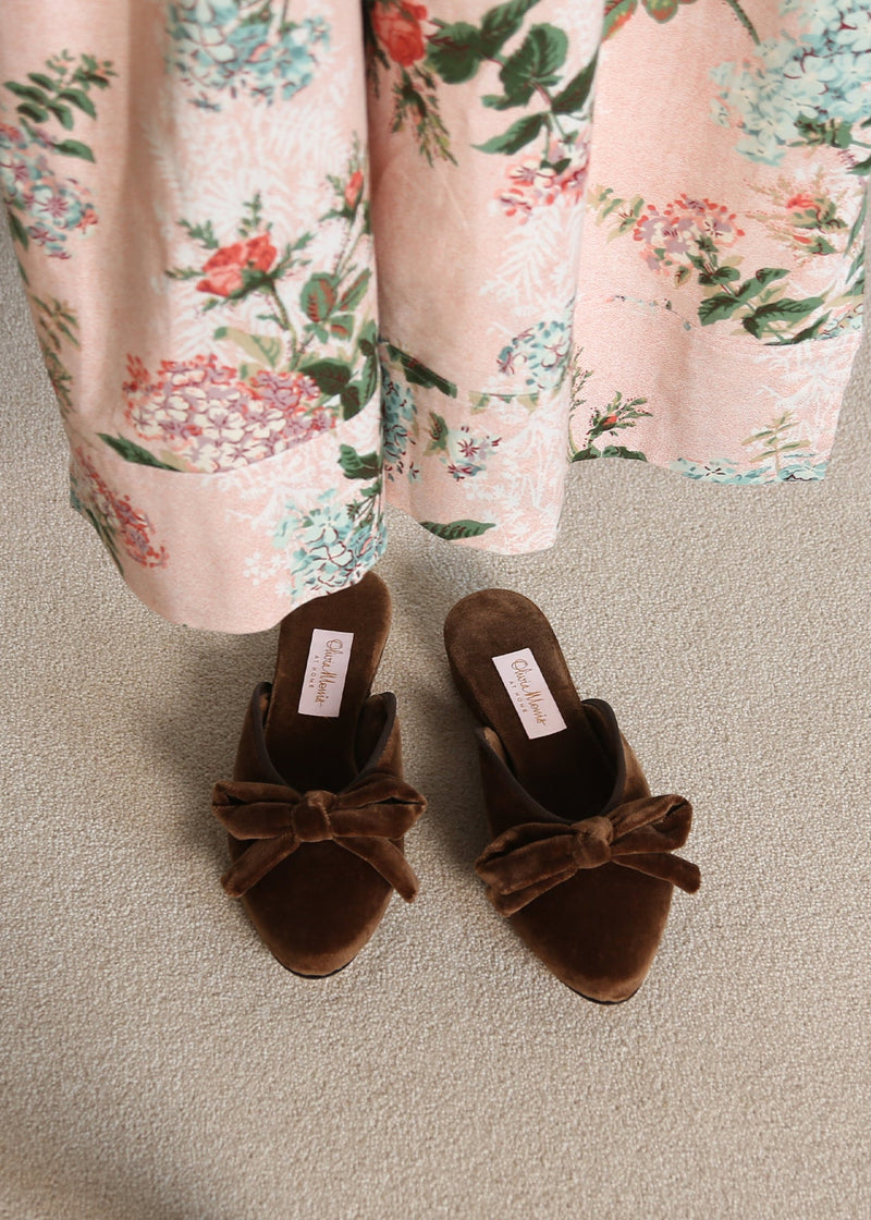HEBE HOUSE-DRESS | 90's Hydrangea Chintz | ONE OF A KIND MIDI