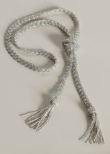 VINTAGE TASSEL LARIAT  |  SILVER