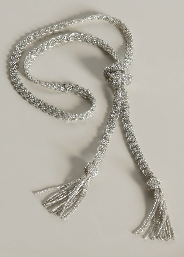 VINTAGE TASSEL LARIAT  |  SILVER