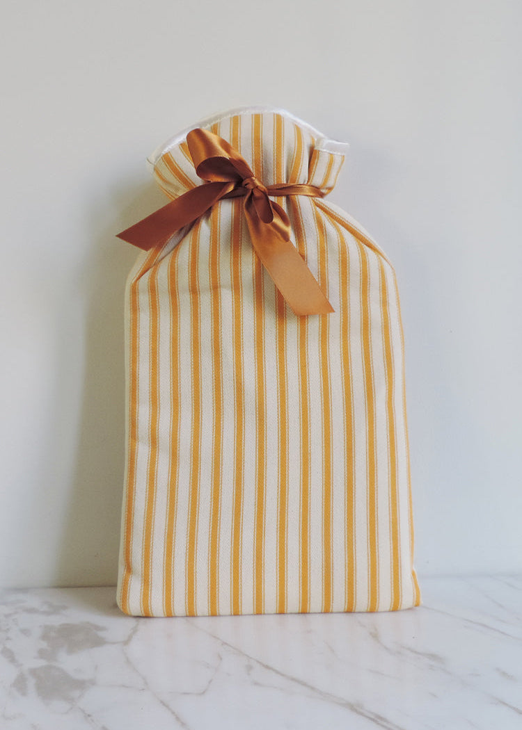 HOT WATER BOTTLE  |  Butter Ticking  |  PRE-ORDER