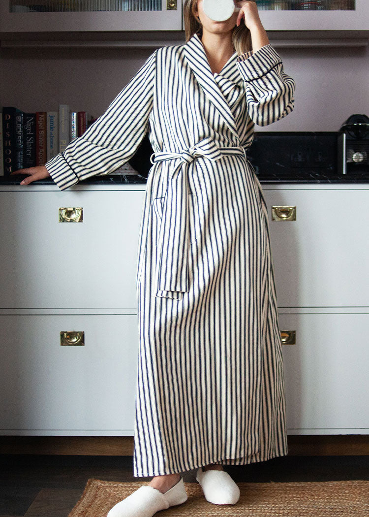 TICKING ROBE  |  Black Ticking