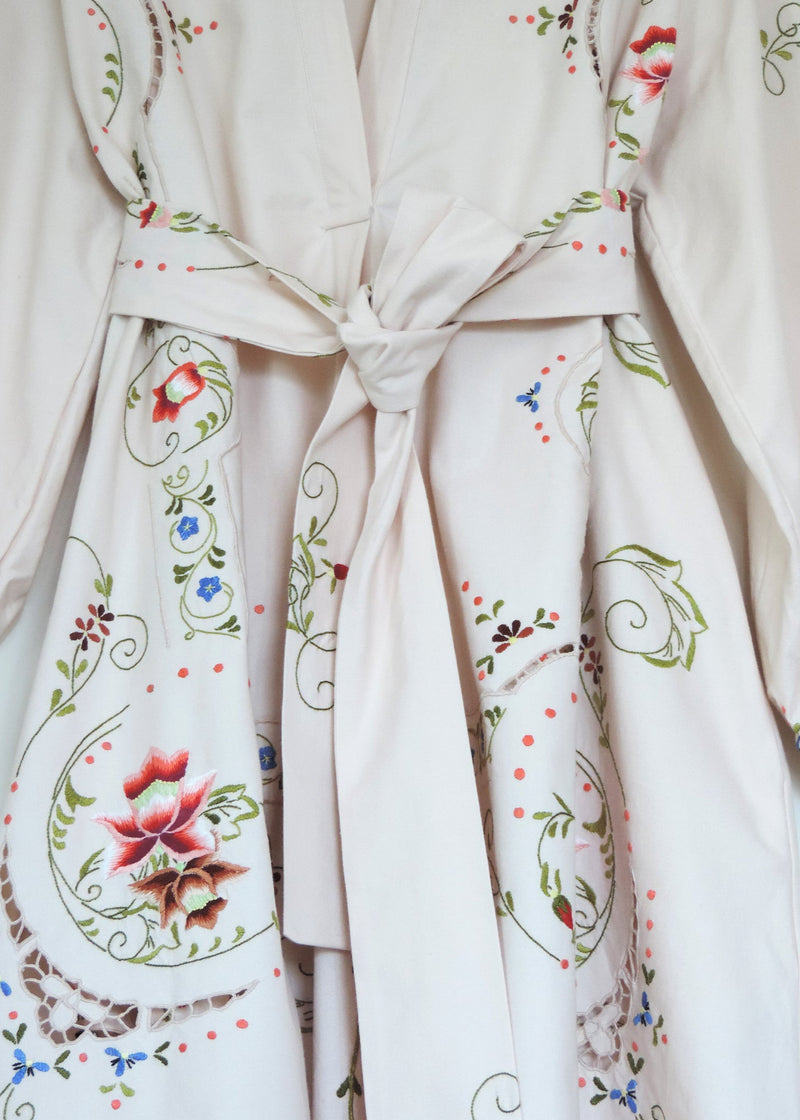 AMARYLLIS KAFTAN | Cream Vintage Linen | ONE OF A KIND