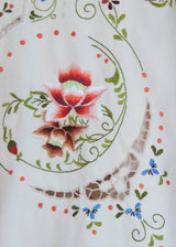 AMARYLLIS KAFTAN | Cream Vintage Linen | ONE OF A KIND