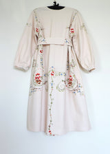 AMARYLLIS KAFTAN | Cream Vintage Linen | ONE OF A KIND