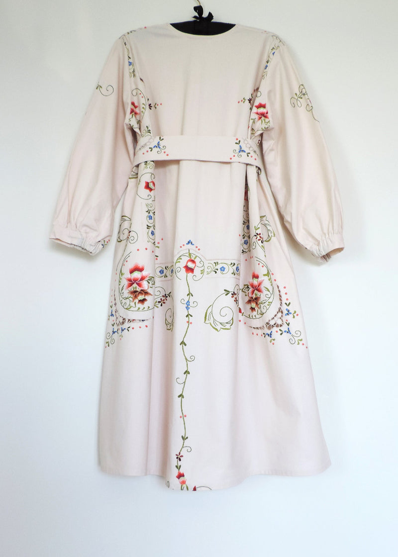 AMARYLLIS KAFTAN | Cream Vintage Linen | ONE OF A KIND