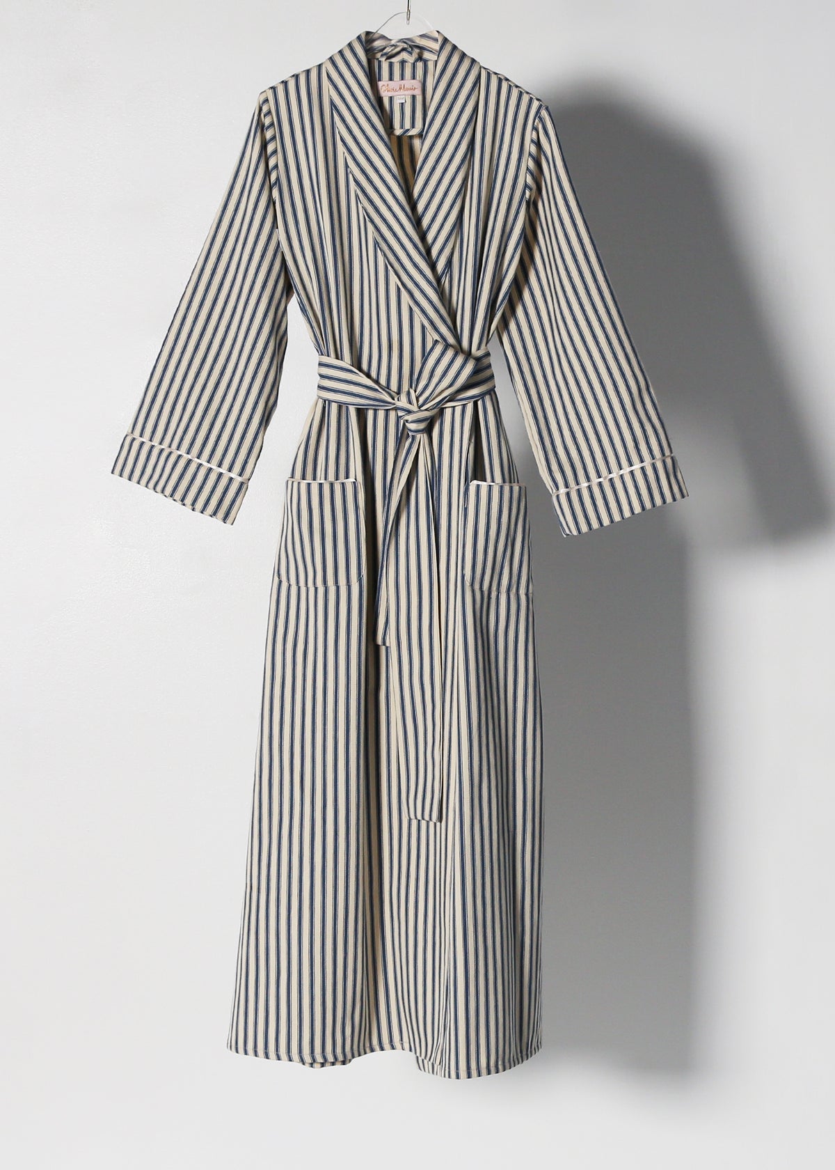 TICKING ROBE  |  Marine & Ivory  |  S/M