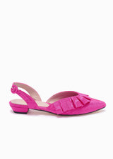 BELLE COCKTAIL FLAT | Fuchsia Moiré | PRE-ORDER