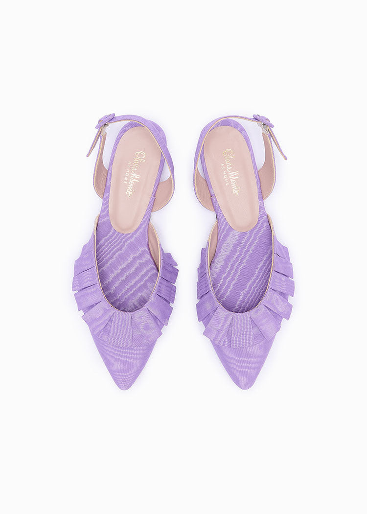 BELLE COCKTAIL FLAT  |  Lavender Moiré  |  40, 41