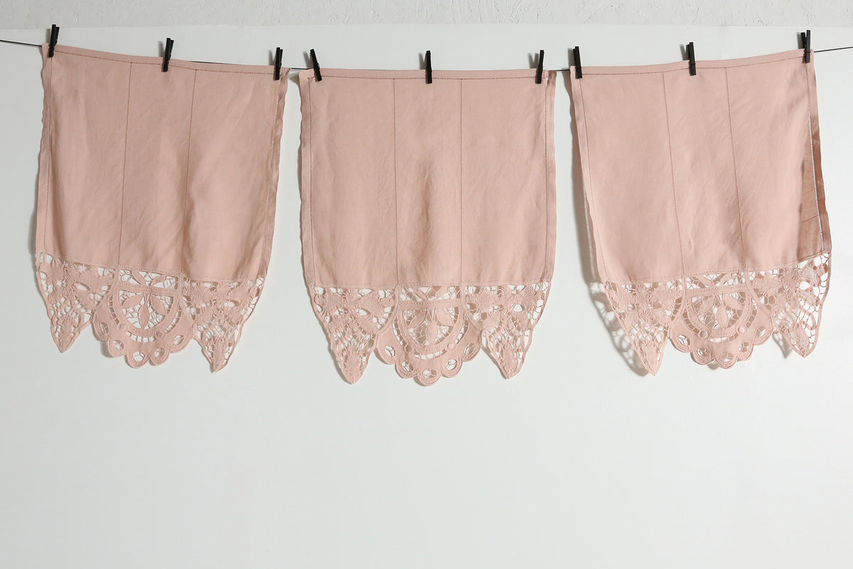 BLUSH LINEN  |  1920's WINDOW PANELS