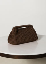 MACRAMÉ CLUTCH  |  Chocolate Brown  |  PRE-ORDER