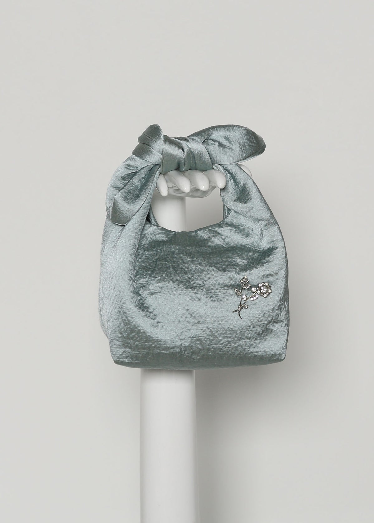 COCKTAIL BAG  |  Powder Blue Satin