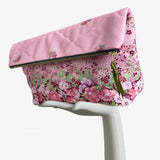 COSMOS POCHETTE | 70s Pink Floral Quilt