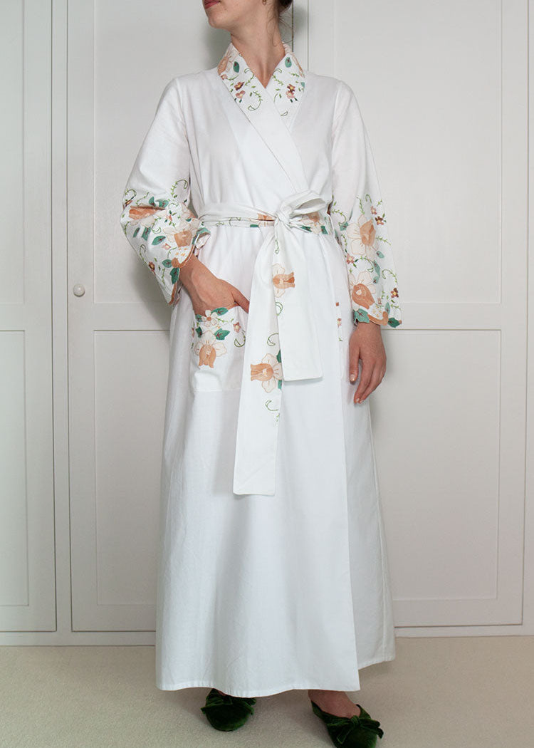 FLEUR ROBE  |  70's Table Linen  |  S/M