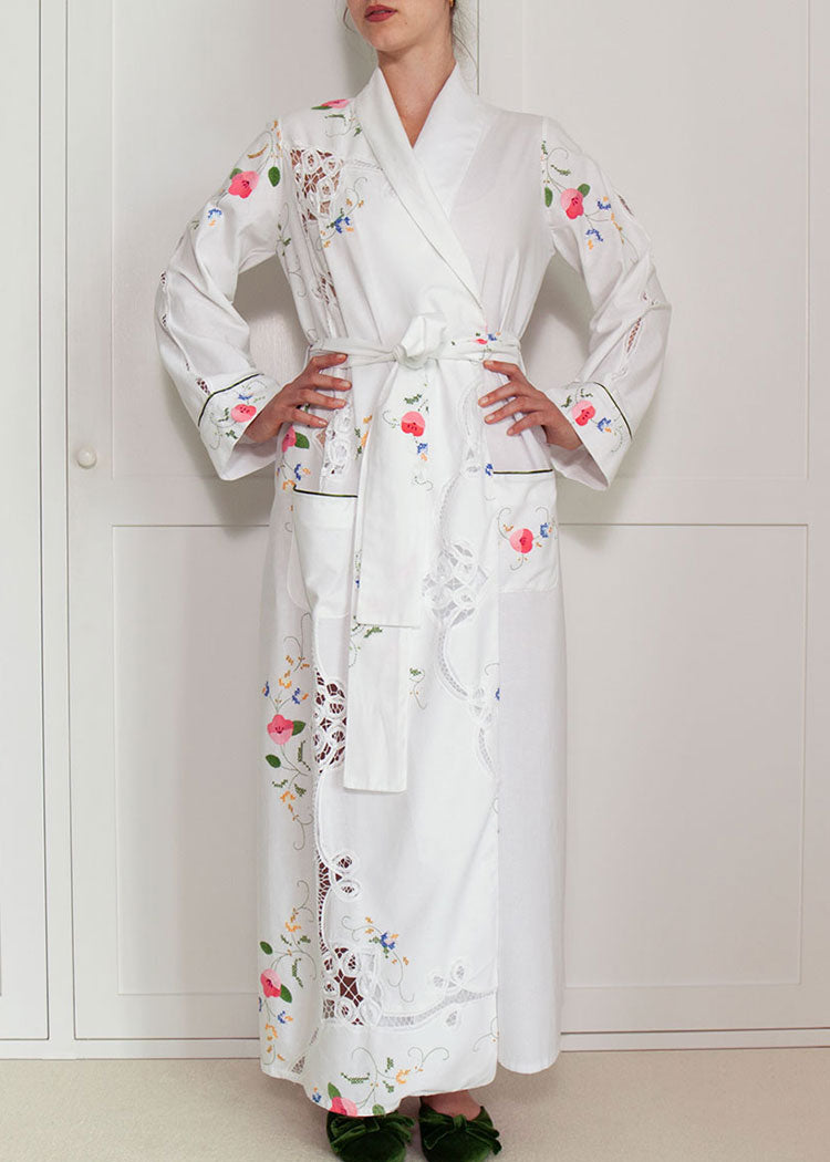 FLEUR ROBE  |  VINTAGE FLORAL LINEN #9