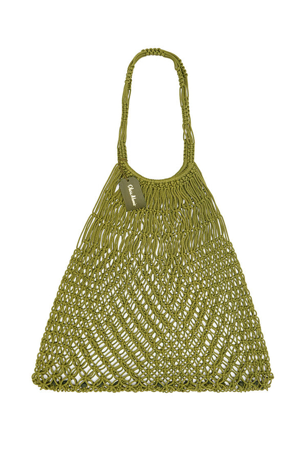 Macramé Shopper  |  OLIVE