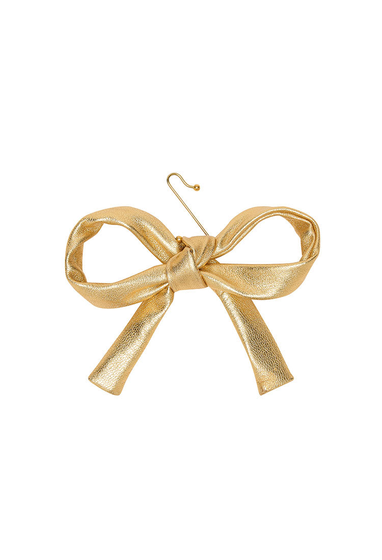 Bow Decoration  | GOLD LEATHER