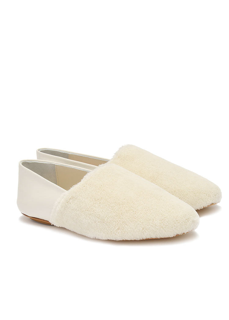 WILLOW BABOUCHE  |  Ivory Alpaca  |  40