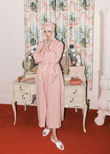 FLEUR ROBE  |  Pink Ticking