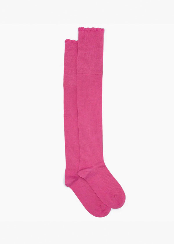 FLORA SOCK | Fuchsia Pink