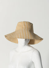 GARDEN HAT  |  Mustard Ticking