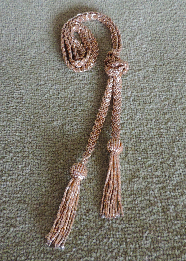 TASSEL LARIAT NECKLACE  |  GOLD