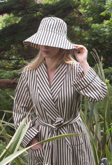 GARDEN HAT (EXTRA SUNNY) | BLACK TICKING