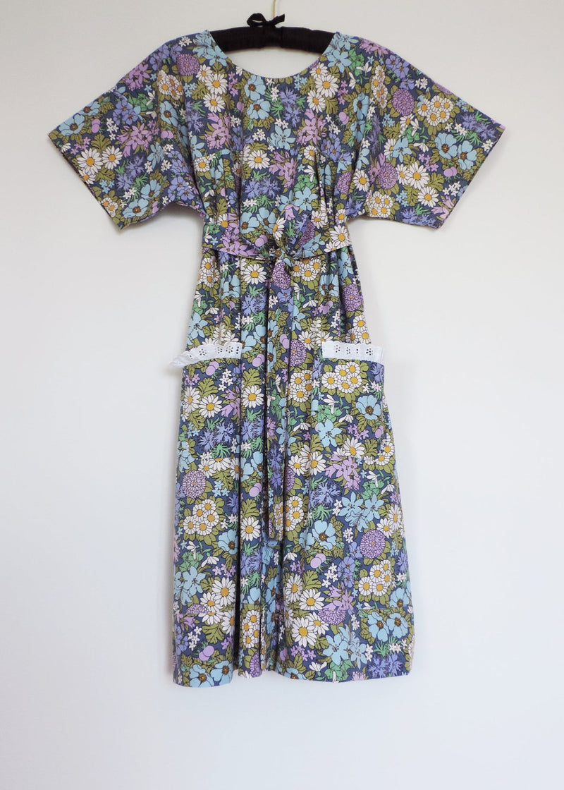 HEBE HOUSE DRESS | 70's Cotton | ONE OF A KIND