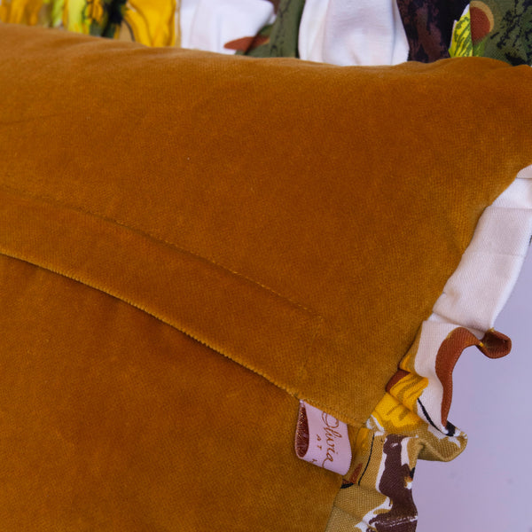 CUSHION  |  70's Vintage Floral  |  ONE OF A KIND
