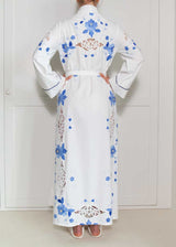 FLEUR ROBE  |  Vintage Tablecloth | LIMITED EDITION