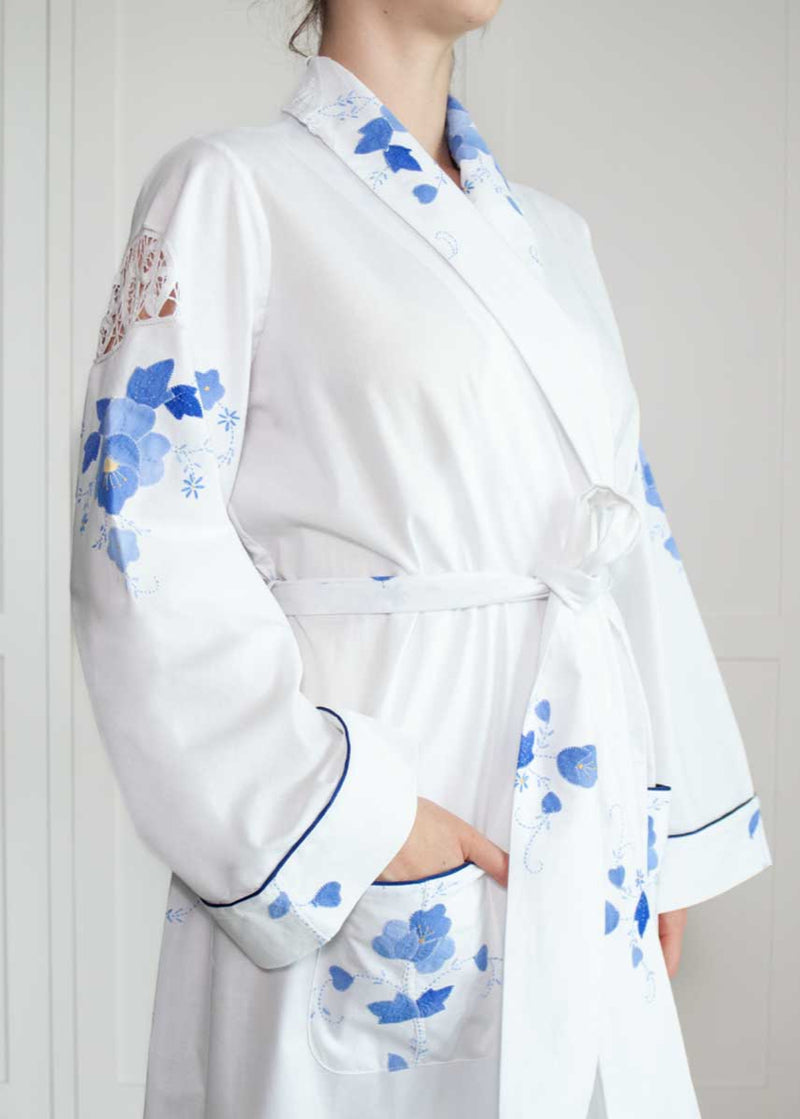 FLEUR ROBE  |  Vintage Tablecloth | LIMITED EDITION
