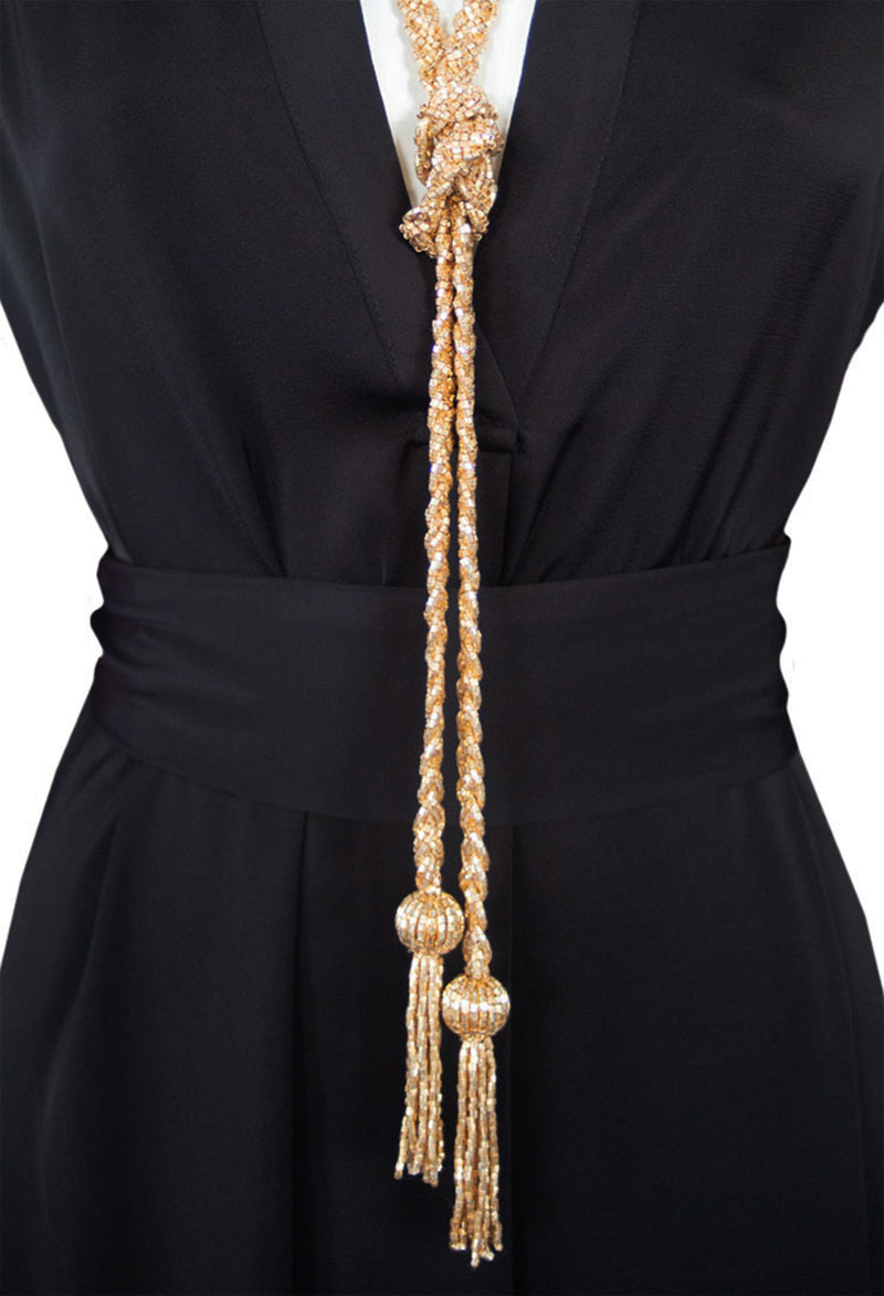 VINTAGE TASSEL LARIAT  |  GOLD  |  LIMITED EDITION