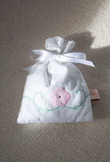 LAVENDER BAG | WHITE VINTAGE LINENS