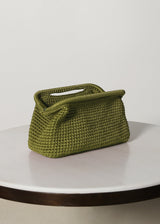 MACRAMÉ CLUTCH  |  Olive Green  |  PRE-ORDER