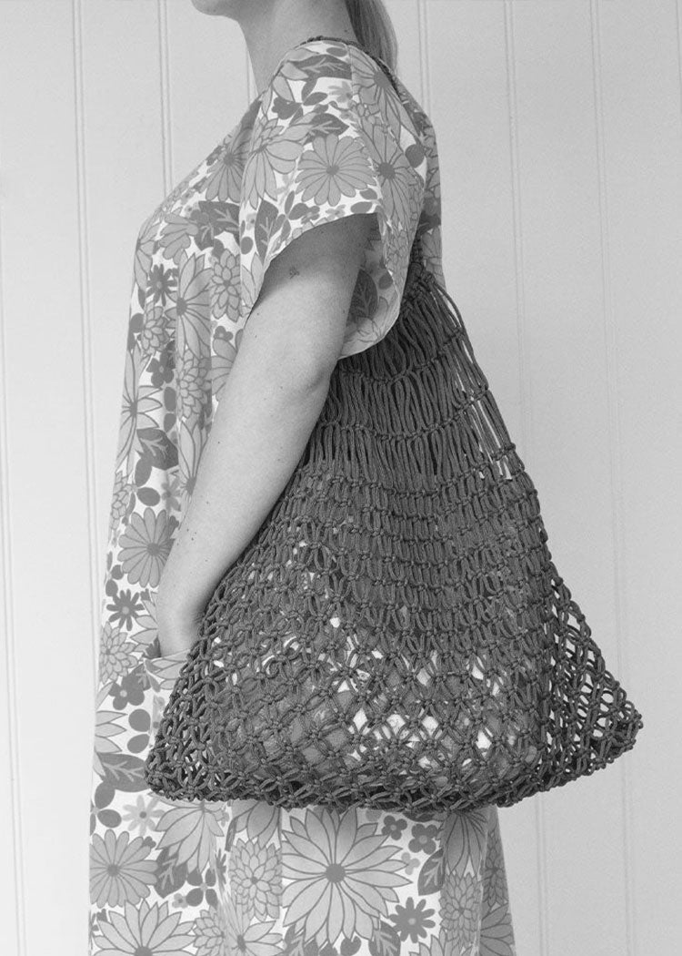 MACRAMÉ BAG  |  Ochre Yellow