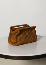 MACRAMÉ CLUTCH  |  Ochre Yellow  |  PRE-ORDER
