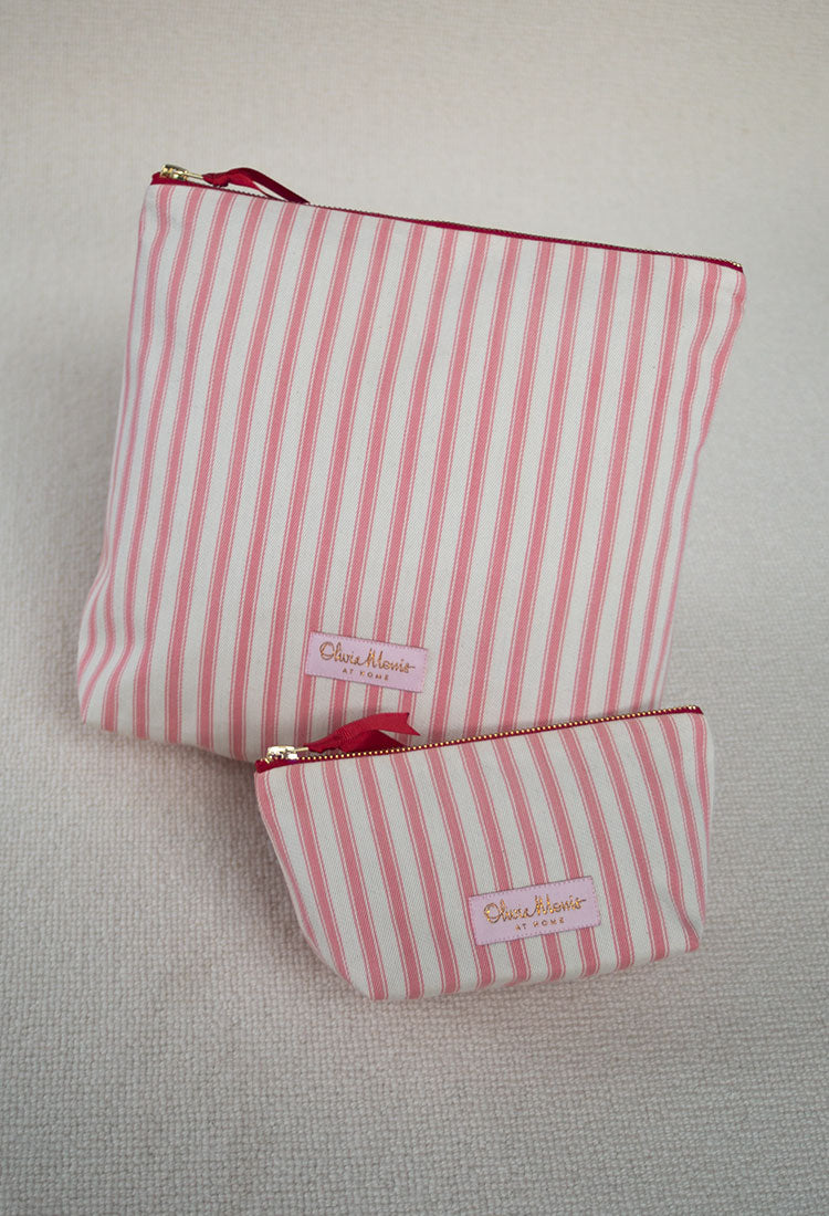 POCHETTE SET | PINK TICKING