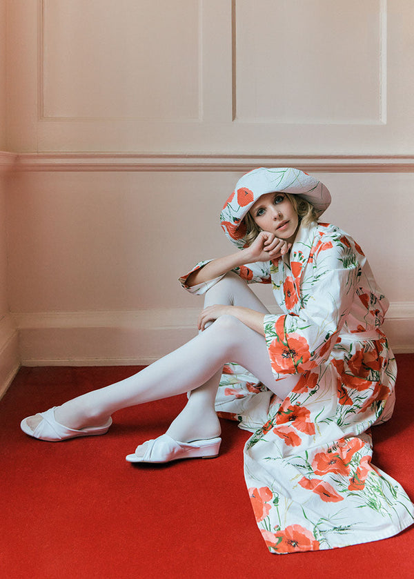 FLEUR ROBE | 80's Poppies | LIMITED EDITION