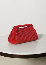 MACRAMÉ CLUTCH  |  Tomato Red  |  PRE-ORDER