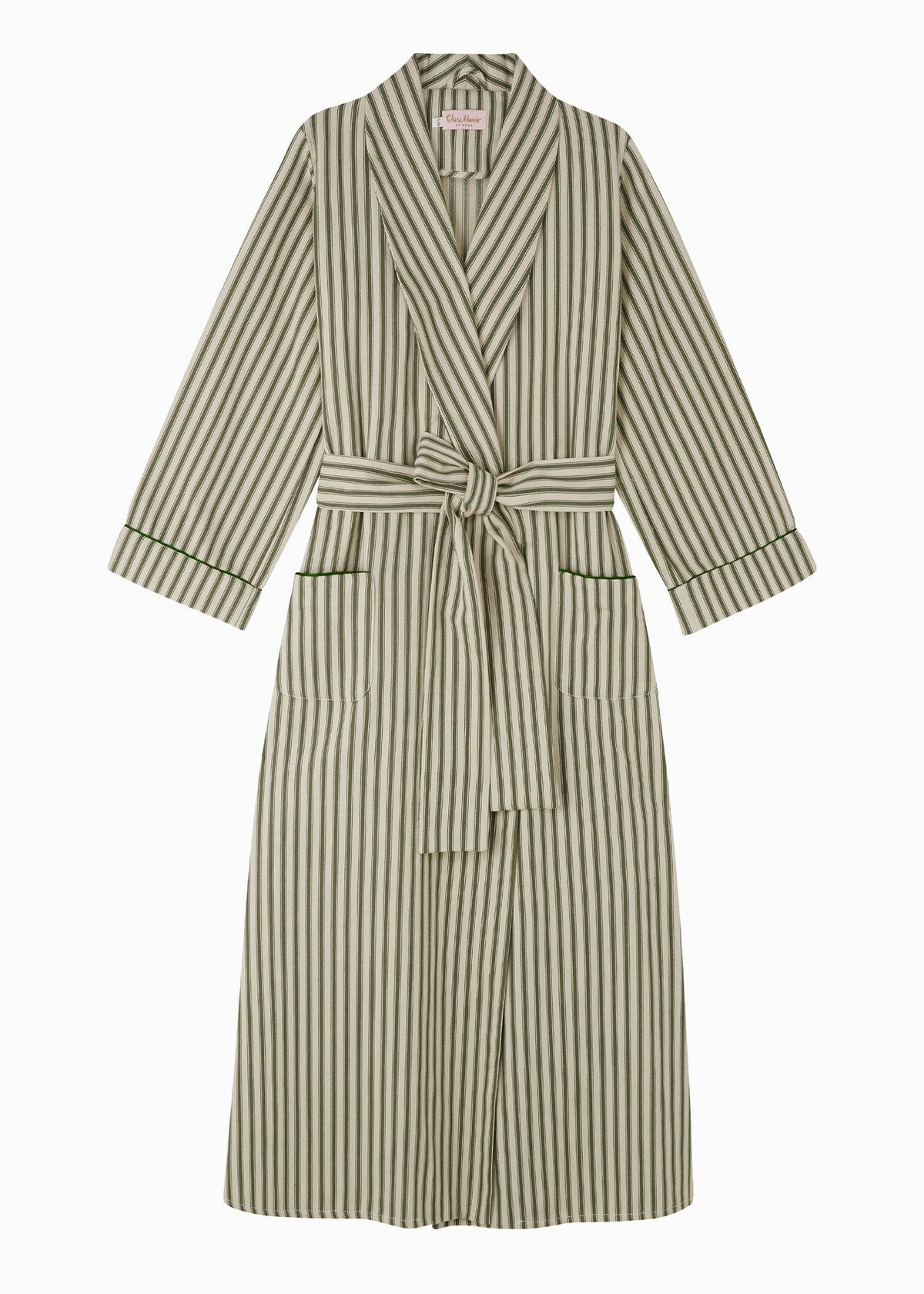TICKING ROBE  |  Olive Ticking