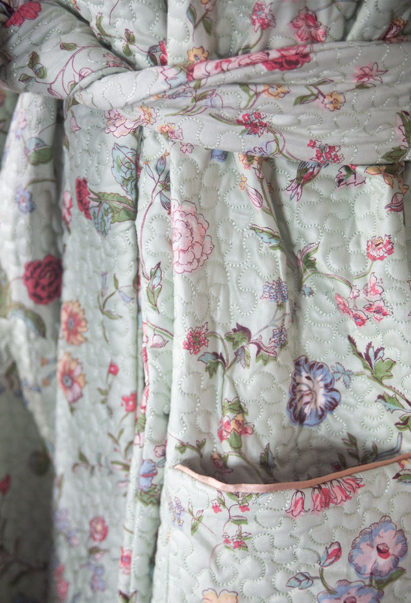 FLORA HOUSECOAT |  40'S FLORAL QUILT