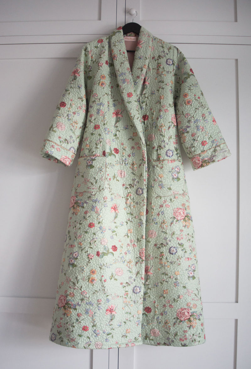 FLORA HOUSECOAT |  40'S FLORAL QUILT