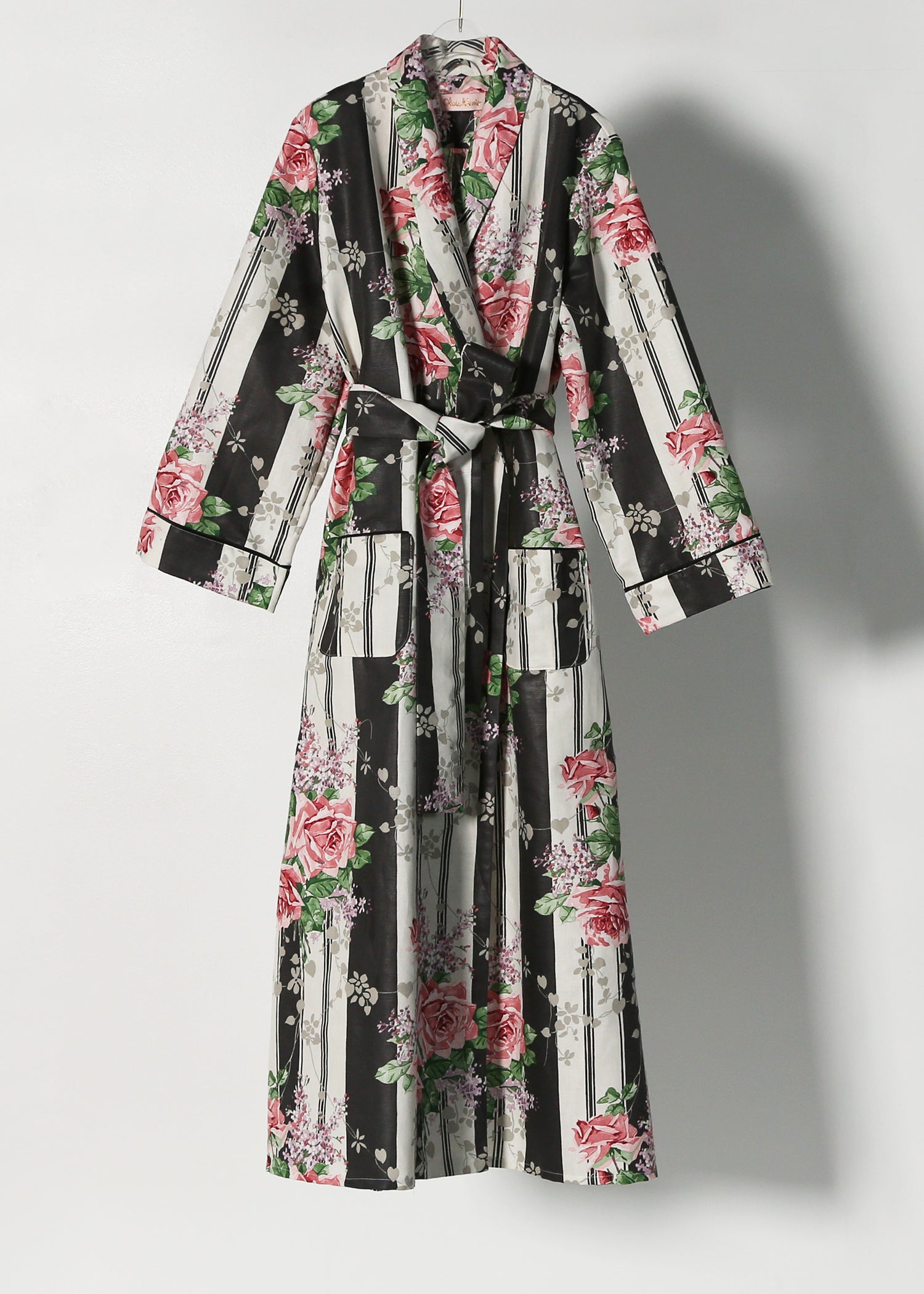 Morris Inn Robe FLEUR ROBE | 90's Linen Chintz | ONE OF A KIND – Olivia Morris At Home