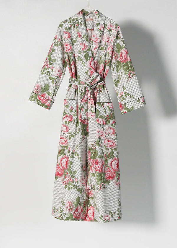 FLEUR ROBE | 80's Cotton Chintz | ONE OF A KIND – Olivia Morris At