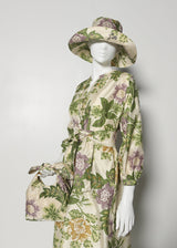 GARDEN HAT  |  90's One Of A Kind Silk