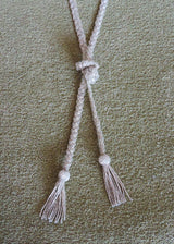 TASSEL LARIAT NECKLACE  |  SILVER
